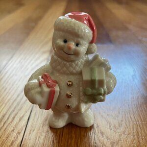 Lenox Twelve 12 Months of Snowmen December Christmas Snowman Figurine